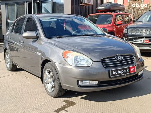 Hyundai Accent 2008 серый - фото 9