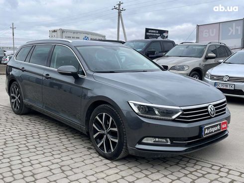 Volkswagen passat b8 2015 серый - фото 3