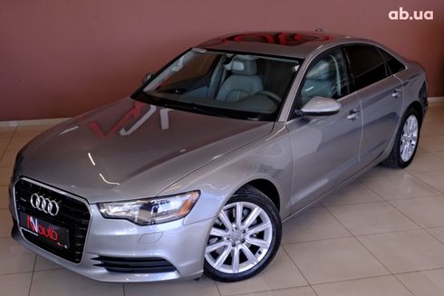 Audi A6 2013 серый - фото 2