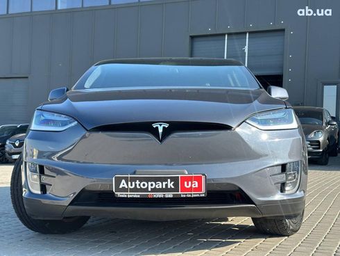 Tesla Model X 2020 серый - фото 2
