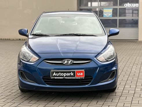 Hyundai Accent 2016 синий - фото 4