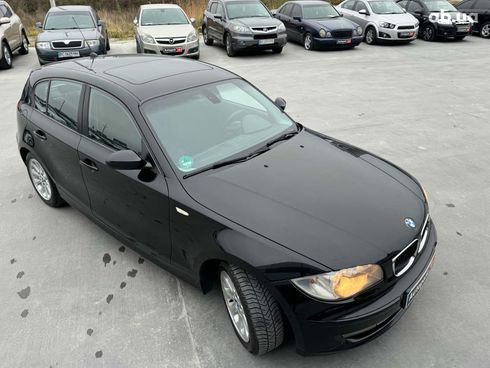 BMW 1 серия 2008 черный - фото 10