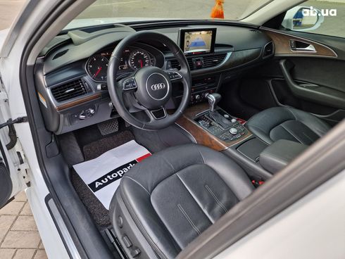 Audi A6 2014 белый - фото 23