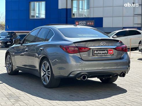 Infiniti Q50 2017 серый - фото 5