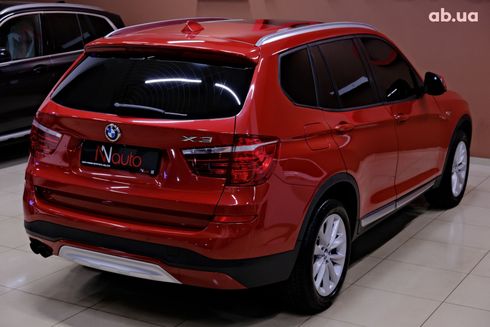 BMW X3 2017 красный - фото 5