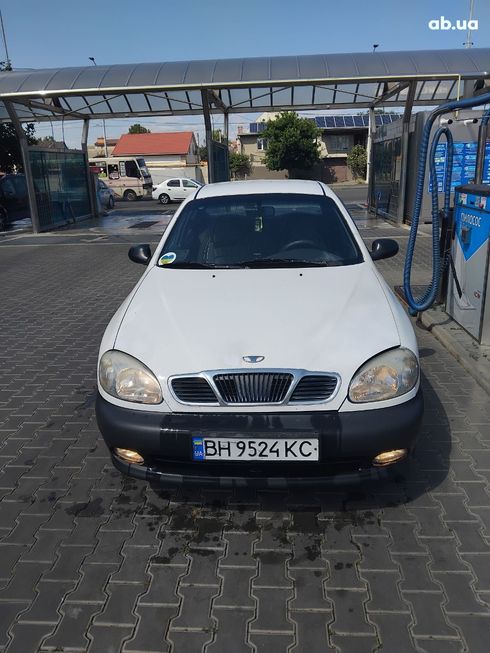 Daewoo Lanos 1998 белый - фото 5