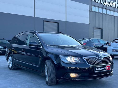 Skoda Superb 2014 черный - фото 3