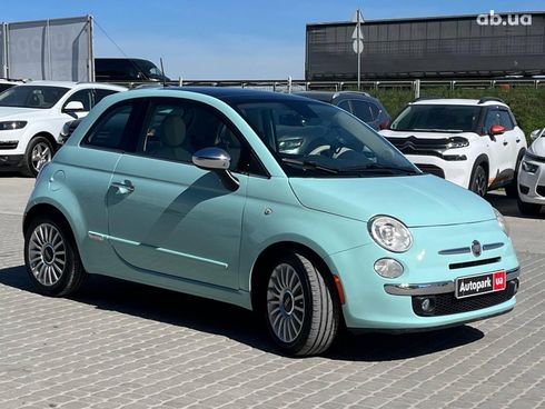 Fiat 500 2017 синий - фото 10