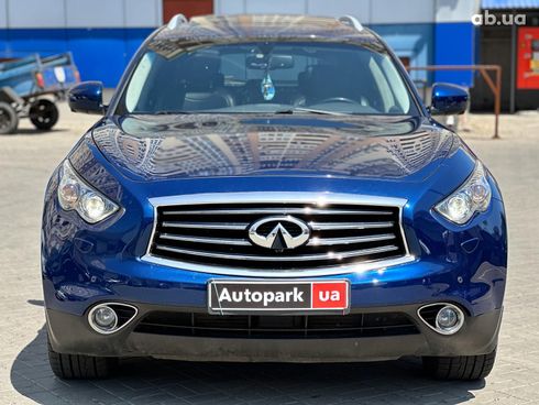 Infiniti QX70 2016 синий - фото 2