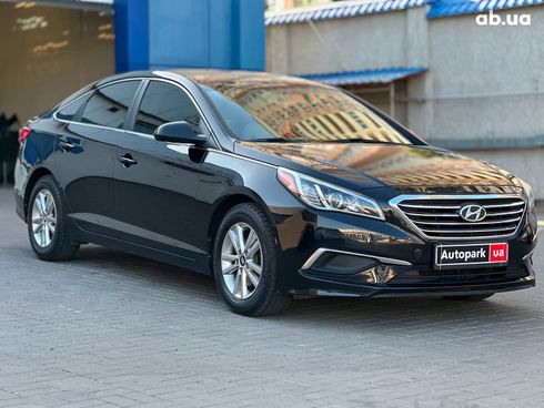 Hyundai Sonata 2015 черный - фото 3