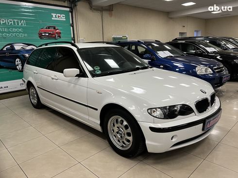 BMW 3 серия 2005 белый - фото 16
