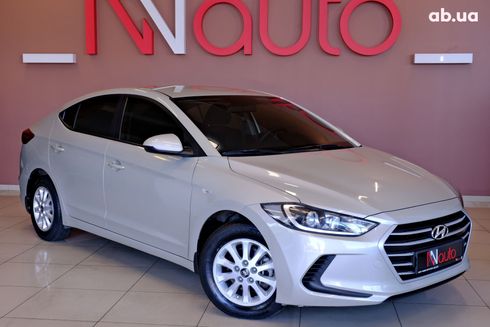 Hyundai Elantra 2018 бежевый - фото 4