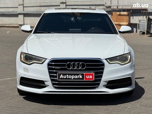 Audi A6 2013 белый - фото 2