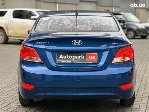 Hyundai Accent 2016 синий - фото 10