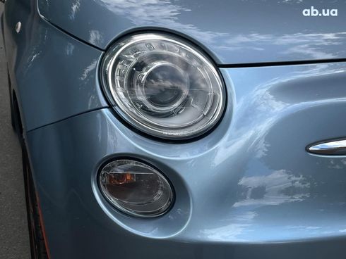 Fiat 500E 2014 синий - фото 4