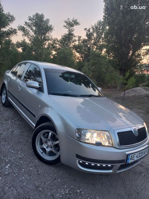 Skoda Superb 2006 серебристый - фото 6