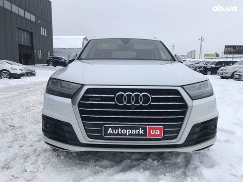 Audi Q7 2017 белый - фото 2