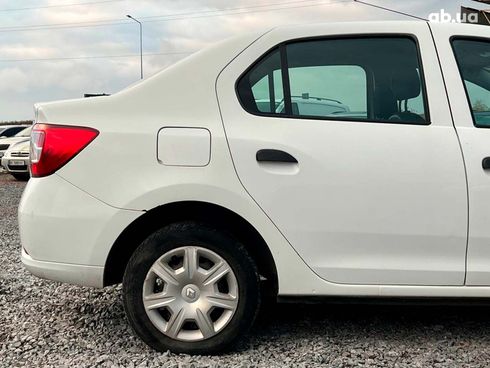 Renault Logan 2016 белый - фото 9