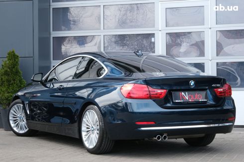 BMW 4 серия 2013 синий - фото 4