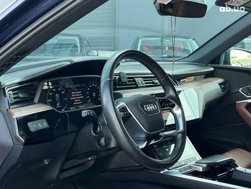 Audi E-Tron 2020 синий - фото 18