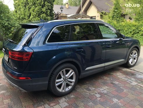 Audi Q7 2018 синий - фото 5