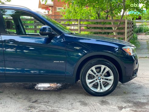 BMW X3 2016 синий - фото 7