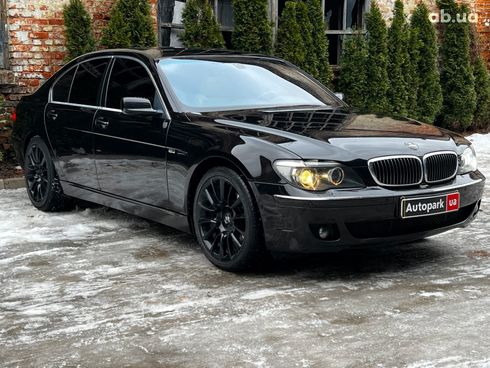 BMW 7 серия 2007 черный - фото 11