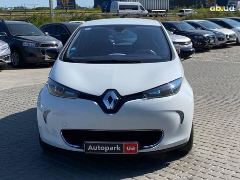 Renault Zoe 2015 белый - фото 2