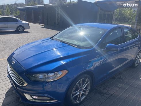 Ford Fusion 2016 синий - фото 4