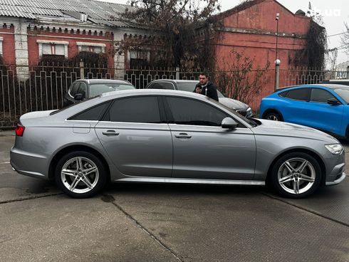 Audi A6 2016 серый - фото 8