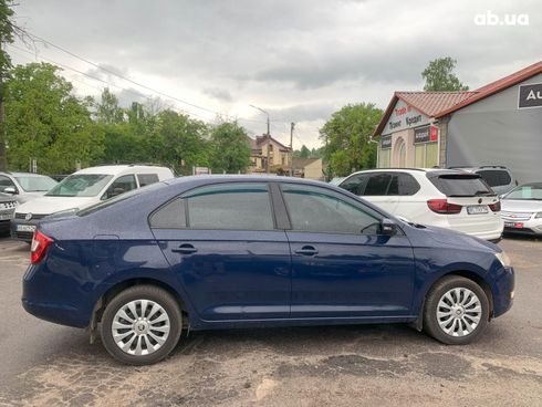 Skoda Rapid 2018 синий - фото 4