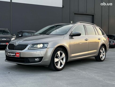 Skoda octavia a7 2014 серый - фото 3