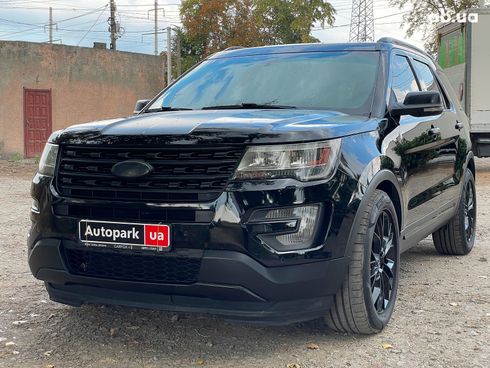 Ford Explorer 2016 черный - фото 2