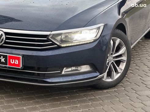 Volkswagen passat b8 2015 синий - фото 4