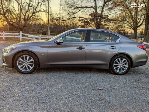 Infiniti Q50 2015 серый - фото 4