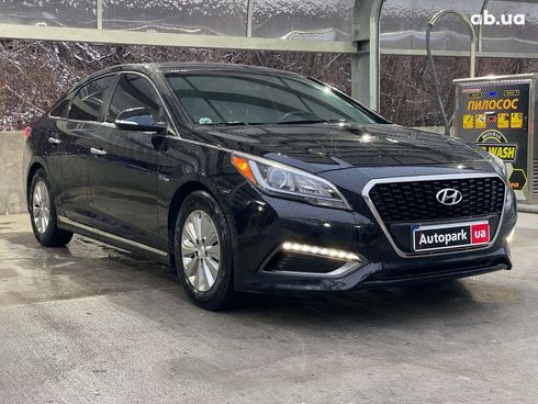 Hyundai Sonata 2016 черный - фото 3