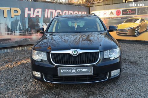 Skoda Superb 2012 черный - фото 2