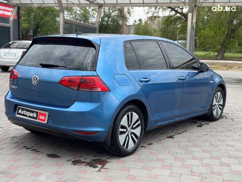 Volkswagen e-Golf 2016 синий - фото 5