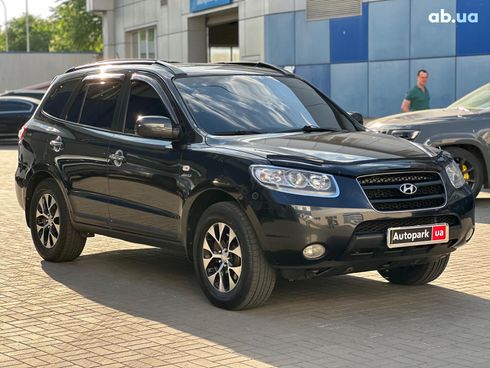 Hyundai Santa Fe 2008 черный - фото 3