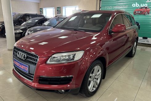 Audi Q7 2008 вишневый - фото 5