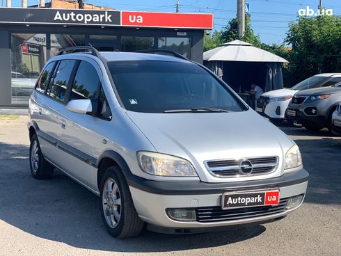 Opel Zafira 2003 серый - фото 3