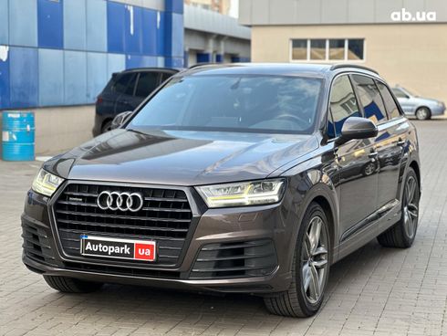 Audi Q7 2016 серый - фото 2