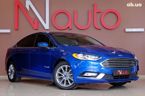 Ford Fusion 2018 синий - фото 2