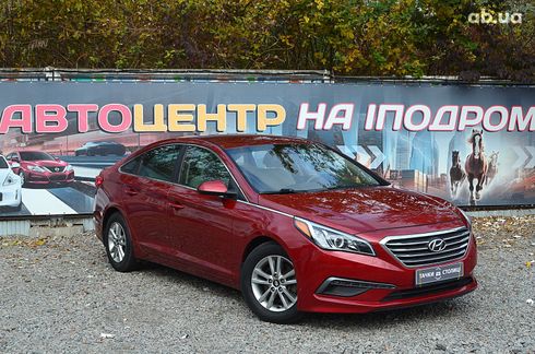 Hyundai Sonata 2015 красный - фото 3