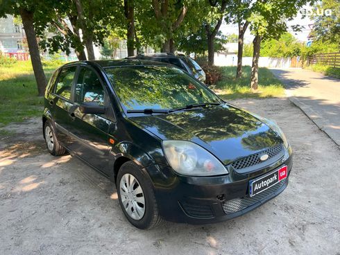 Ford Fiesta 2007 черный - фото 3