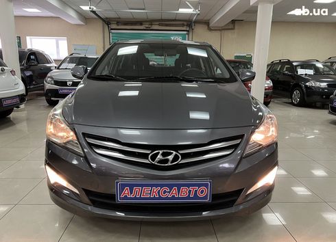 Hyundai Accent 2016 серый - фото 11