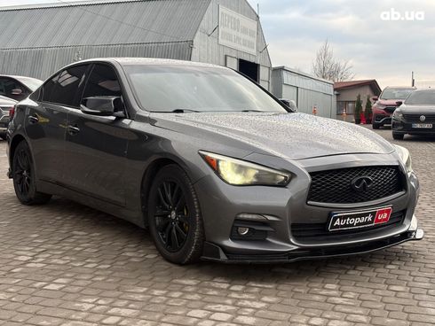 Infiniti Q50 2016 серый - фото 3