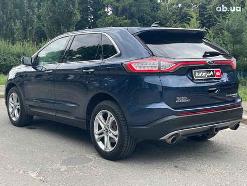 Ford Edge 2017 синий - фото 9