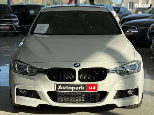 BMW 3 серия 2016 белый - фото 2