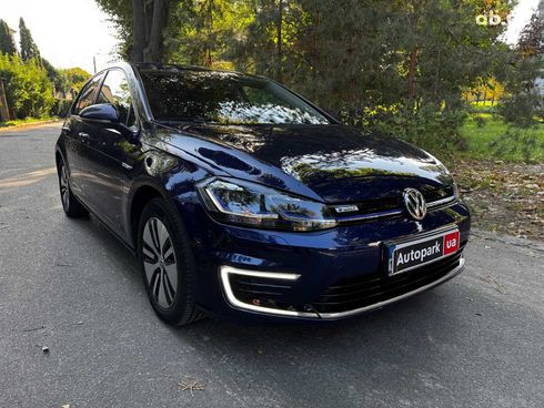 Volkswagen e-Golf 2019 синий - фото 3